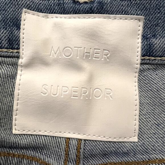 mother high waisted rider skimp the confession jeans size 32 New - Picture 8 of 9
